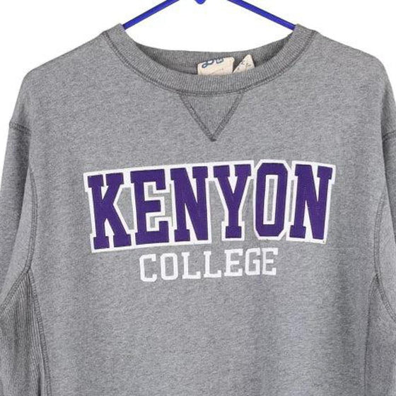 Vintage grey Kenyon College Blue 84 Sweatshirt - womens medium