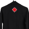 Vintage black Canada C.I. Promotions Zip Up - womens medium