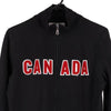 Vintage black Canada C.I. Promotions Zip Up - womens medium