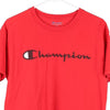 Vintage red Champion T-Shirt - mens medium