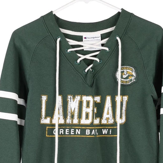 Vintage green Lambeau Champion Sweatshirt - womens small