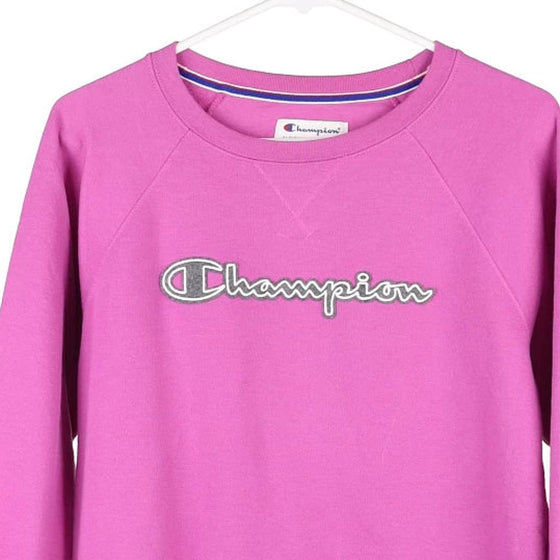 Vintage pink Champion Sweatshirt - womens small