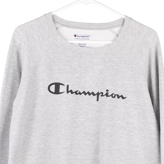 Vintage grey Champion Sweatshirt - womens large