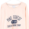 Vintage pink Pine Forest Cheerleading Camp Champion Sweatshirt - womens large