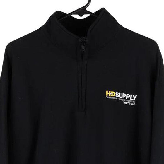 Vintage black HD Supply Champion 1/4 Zip - mens x-large