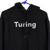 Vintage black Turing Champion Hoodie - mens medium