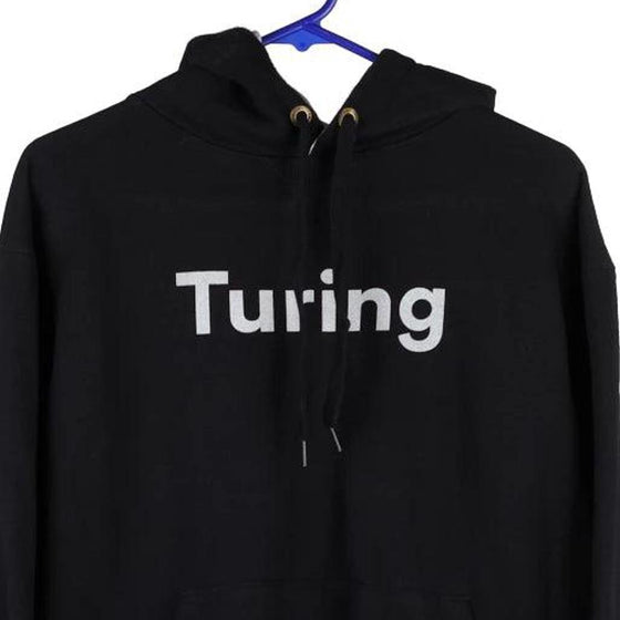 Vintage black Turing Champion Hoodie - mens medium