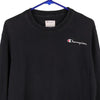 Vintage black Champion Sweatshirt - mens medium