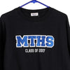 Pre-Loved black MTHS Champion Sweatshirt - mens medium