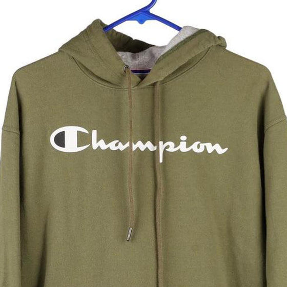 Olive green best sale champion hoodie