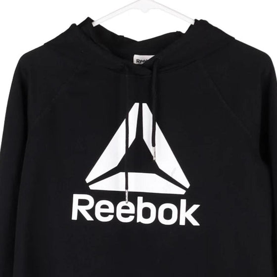 Vintage black Reebok Hoodie - womens x-small