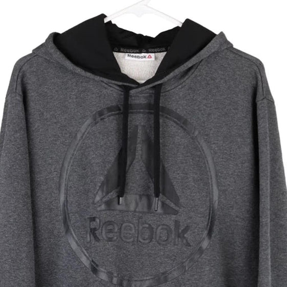 Vintage grey Reebok Hoodie - mens large