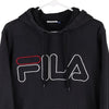 Vintage black Fila Hoodie - mens small