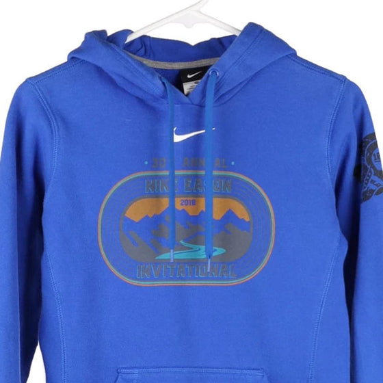 Vintage blue Nike Eason Invitaional 2018 Nike Hoodie - womens x-small