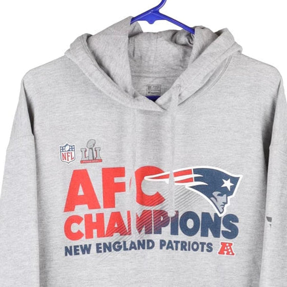 Vintage grey New England Patriots Fanatics Hoodie - mens xx-large