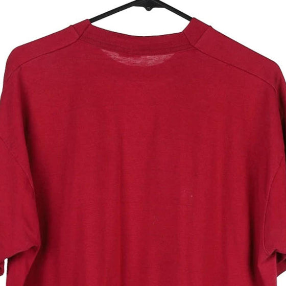 Vintage red Fruit Of The Loom T-Shirt - mens x-large