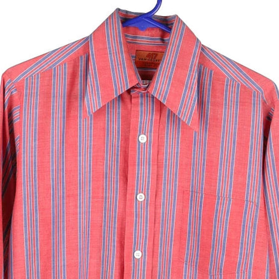 Vintage red Van Heusen Shirt - mens medium