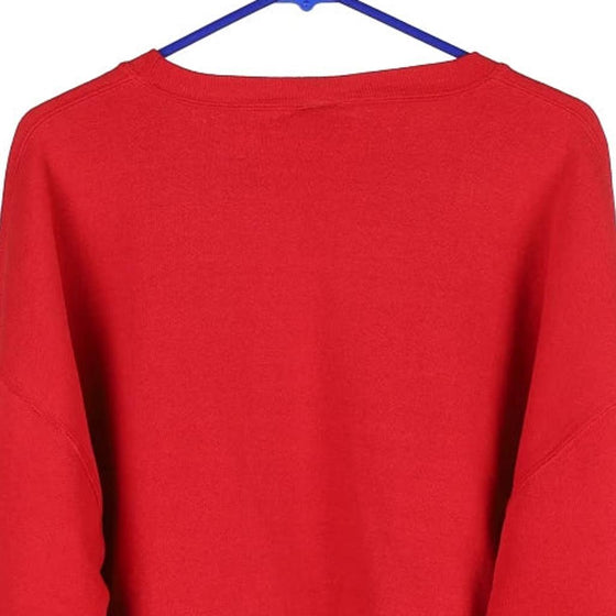 Vintage red Russell Athletic Sweatshirt - mens x-large