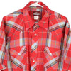 Vintage red Wrangler Short Sleeve Shirt - mens x-large