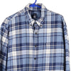 Vintage blue Unbranded Flannel Shirt - mens x-large