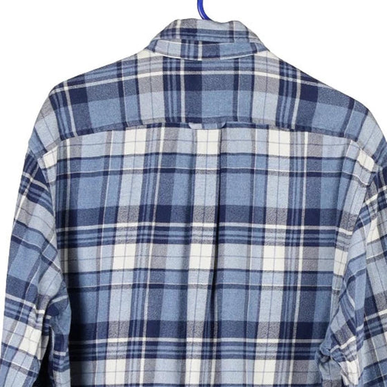 Vintage blue Unbranded Flannel Shirt - mens x-large