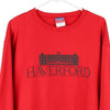 Vintage red Haverford Champion Sweatshirt - mens large