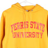 Vintage yellow Ferris State Univeristy Champion Hoodie - mens small