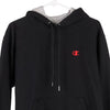 Vintage black Champion Hoodie - mens medium