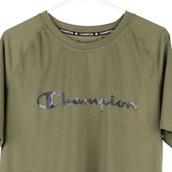 Vintage green Champion T-Shirt - mens medium