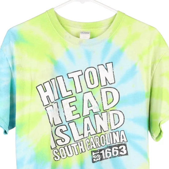 Vintage green Hilton Head Island Gildan T-Shirt - mens large