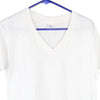 Vintage white Lee T-Shirt - mens medium