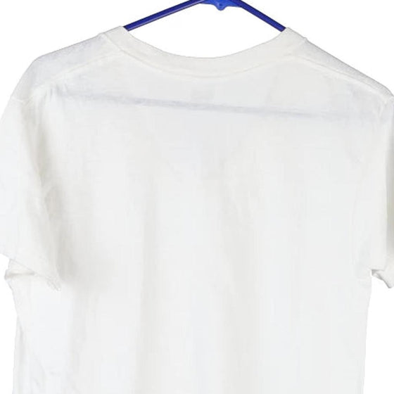 Vintage white Lee T-Shirt - mens medium