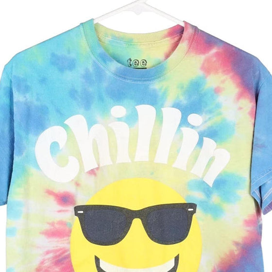 Vintage multicoloured Chillin Tee Luv T-Shirt - mens medium