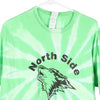 Vintage green North Side Reaching Higher Gildan T-Shirt - mens large