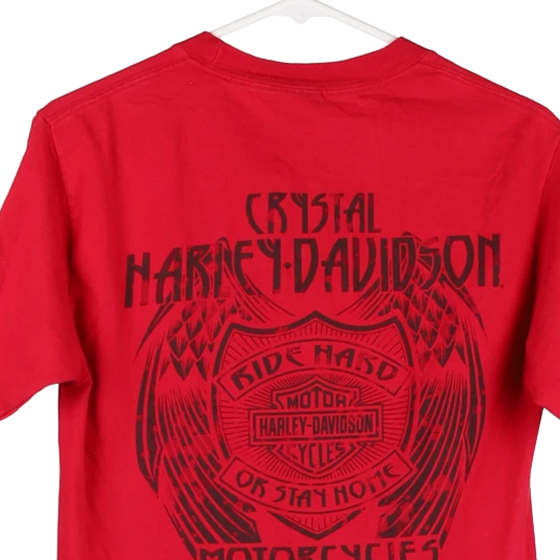 Vintage red First Responder Harley Davidson T-Shirt - mens small