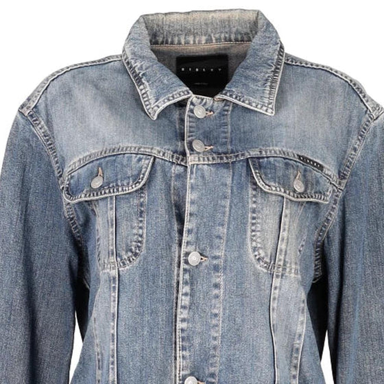 Vintage blue Sisley Denim Jacket - womens x-large