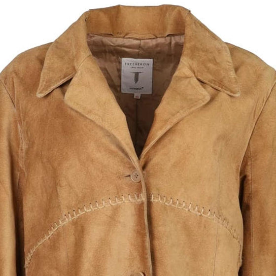 Vintage beige Conbipel Suede Jacket - womens x-large