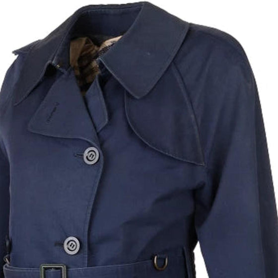 Vintage blue Aquascutum Trench Coat - womens large