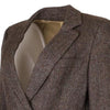 Vintage brown Tweed 1960s Unbranded Full Suit - womens small