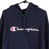 Vintage blue Champion Hoodie - womens xx-large