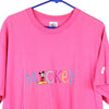 Vintage pink Mickey Mouse Mickey & Co. T-Shirt - mens x-large