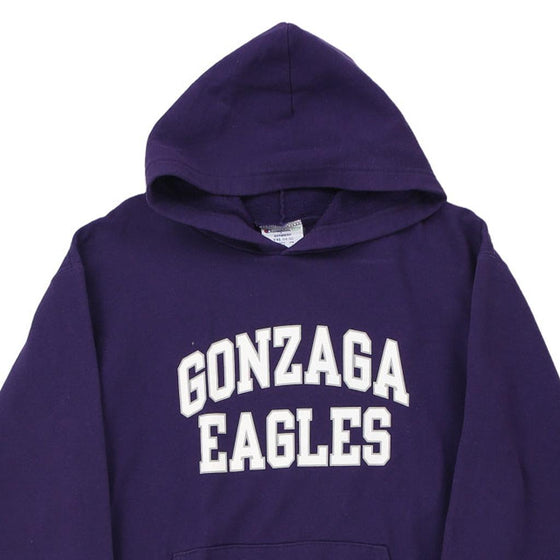 Vintage purple Age 14-16 Gonzaga Eagles Champion Hoodie - girls x-large