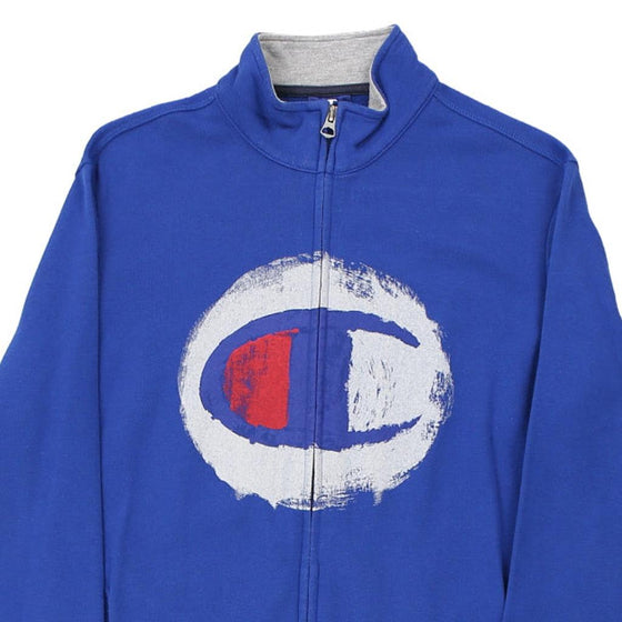 Vintage blue Age 13-14 Champion Zip Up - boys x-large