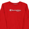 Vintage red Age 13-14 Champion Sweatshirt - boys x-large