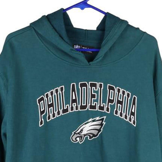 Philadelphia Eagles N.F.L. Team Apparel NFL Hoodie - XS Teal Cotton Bl