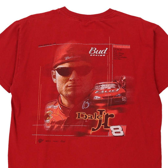 Vintage red Dale Jr 8 Nascar T-Shirt - mens xx-large