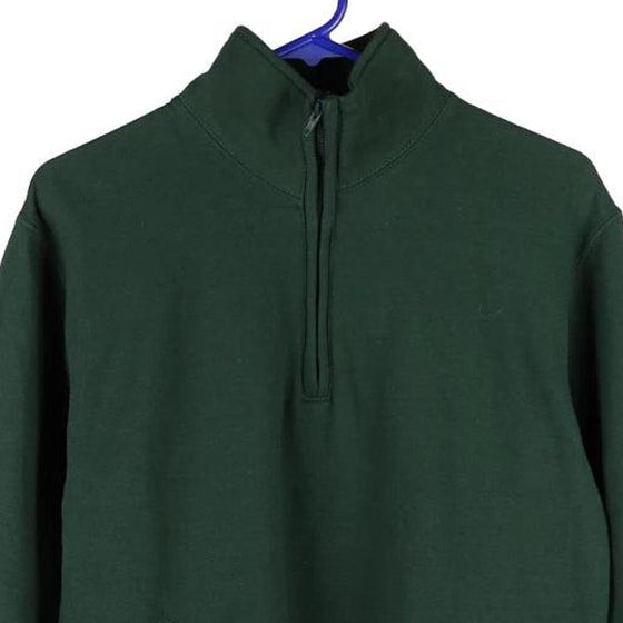 Vintage green Champion 1/4 Zip - mens small