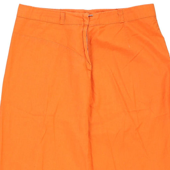 Vintage orange Belfe Mini Skirt - womens 28" waist