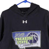 2019 Treasure States Under Armour Hoodie - Small Black Cotton Blend - Thrifted.com