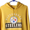 Vintage yellow Pittsburgh Steelers Unbranded Hoodie - mens large